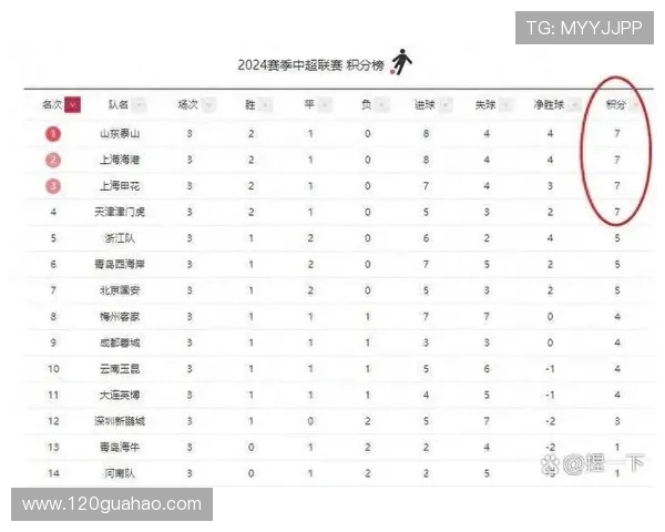 中超联赛最新积分榜分析：各队表现差异及争冠形势展望